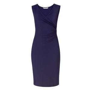 Diane Von Furstenberg Navy Blue Dress
